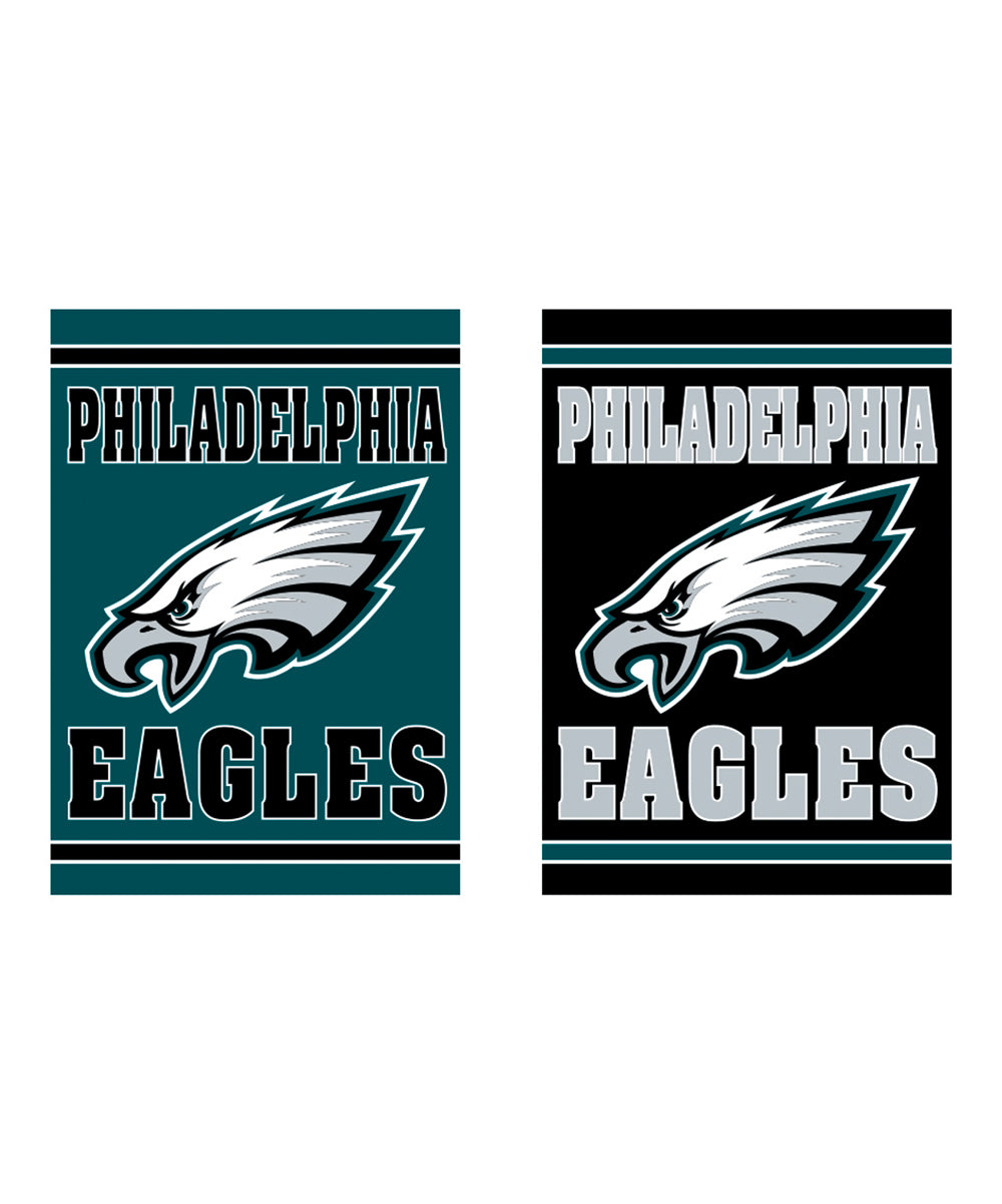 Philadelphia Eagles Double Sided Embossed Suede Garden Flag