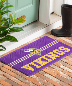 Minnesota Vikings Embossed Mat Cross Hatch