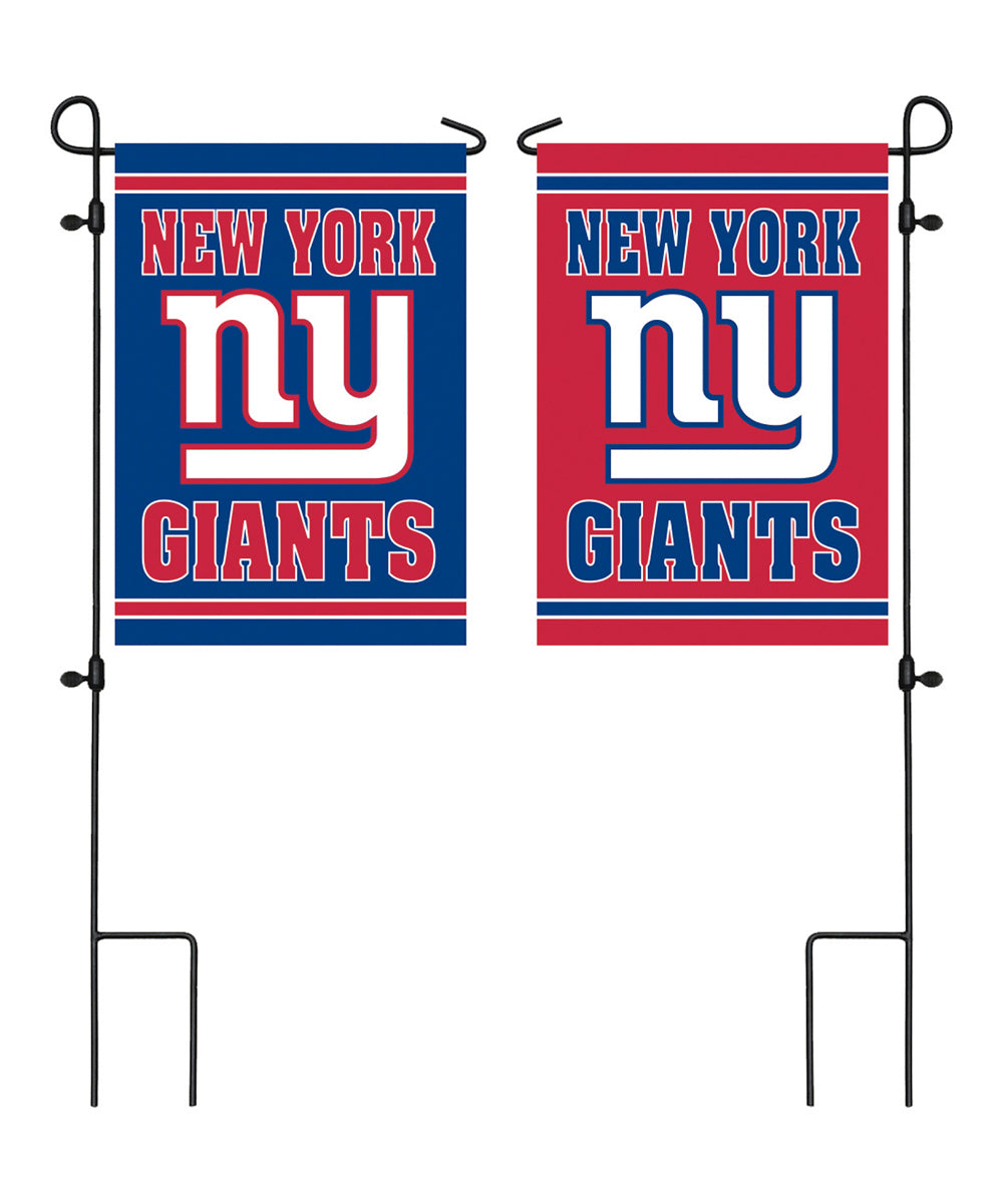 New York Giants Double Sided Embossed Suede Garden Flag