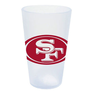 San Francisco 49ers Silicone Pint Glass 16oz
