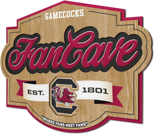 South Carolina Gamecocks 3D fan cave sign
