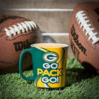 Green Bay Packers 14oz Ceramic Mug with Matching Box