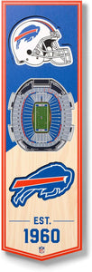 Buffalo Bills 3D Wood Stadium Banner - Small