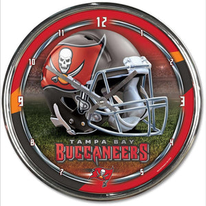 Tampa Bay Buccaneers Chrome Clocks