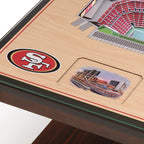 San Francisco 49ers 25-Layer Stadium Views Lighted End Table