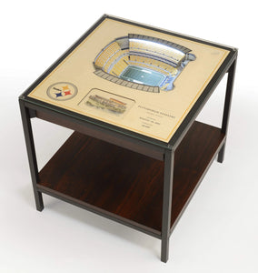 Pittsburgh Steelers 25-Layer Stadium Views Lighted End Table