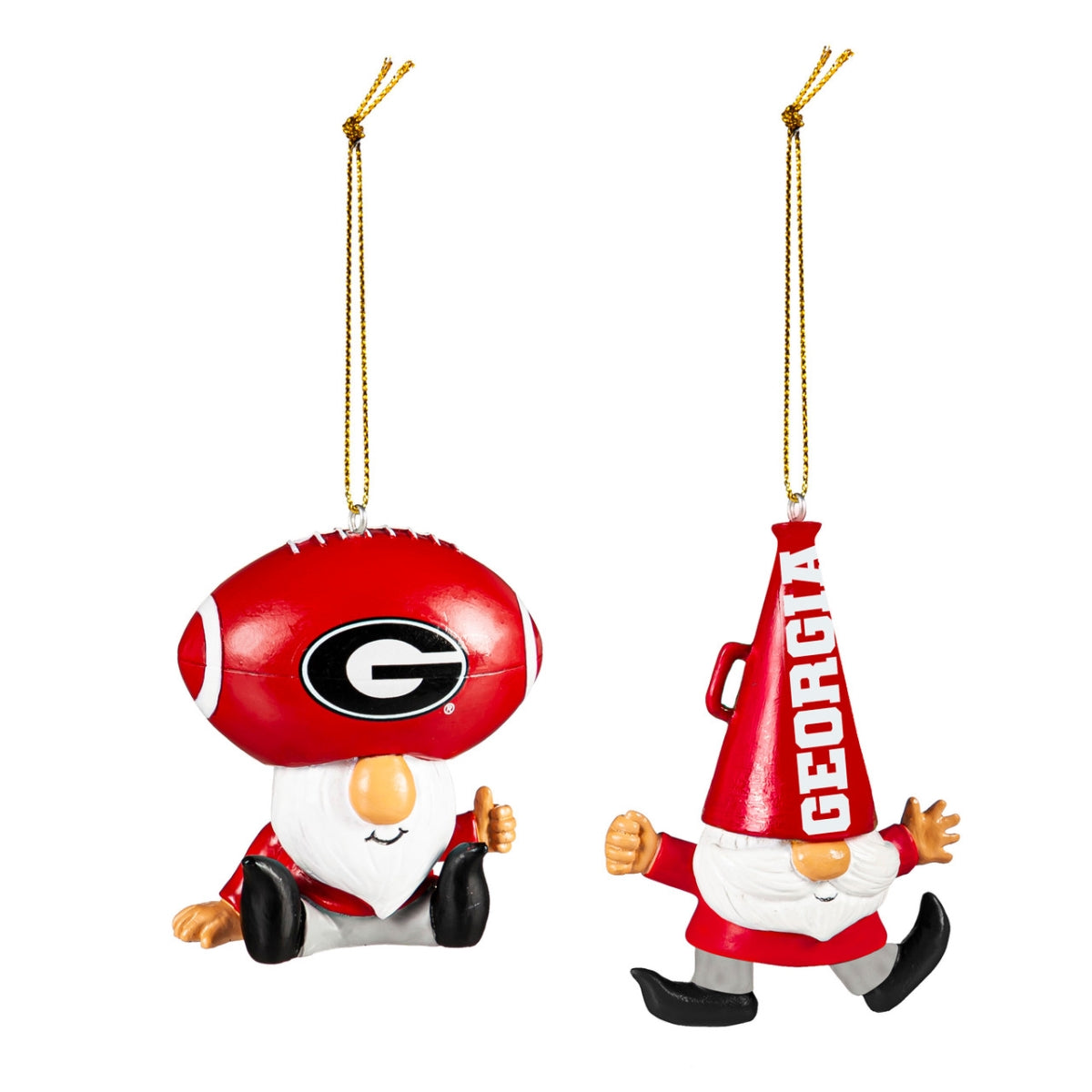 Georgia Bulldogs Gnome Fan Ornament