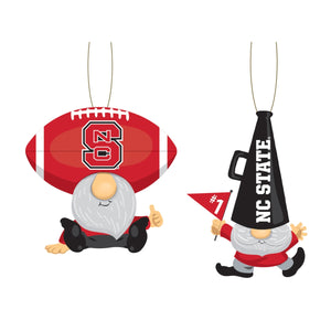 North Carolina State Wolfpack Gnome Fan Ornament