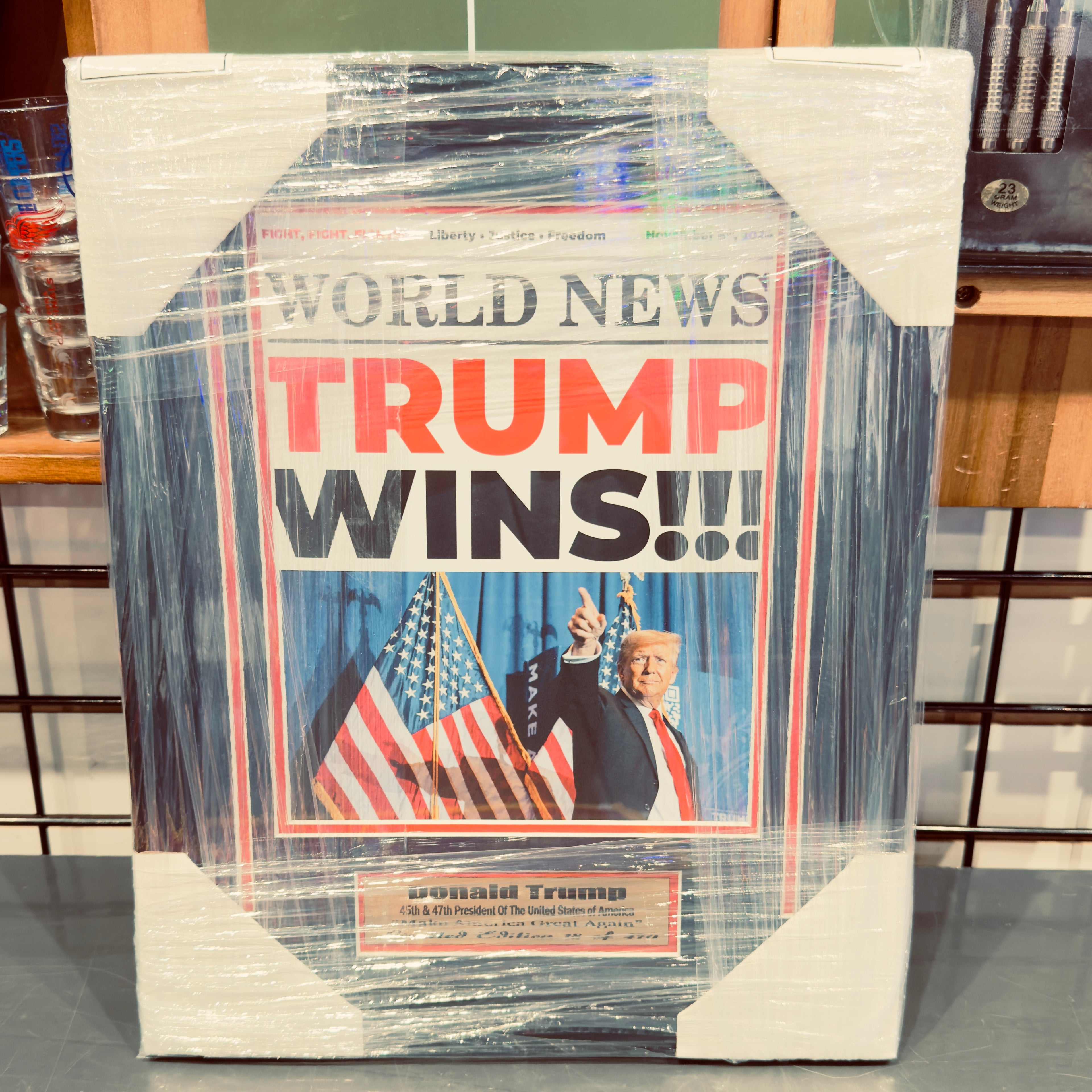 PRESIDENT TRUMP WINS 2024 FRAMES