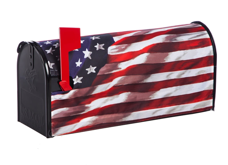 USA Flag Mailbox Cover