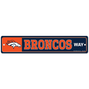 Denver Broncos Way Street / Zone Sign