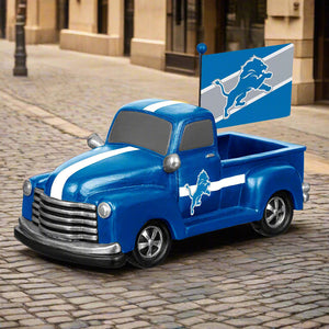 Detroit Lions Rally Truck Statue