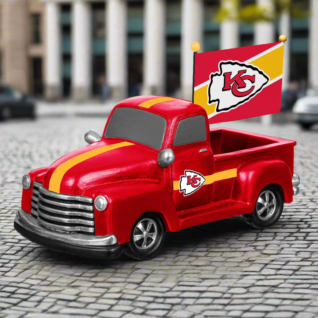 Kansas City Chiefs Rally Truck Statue