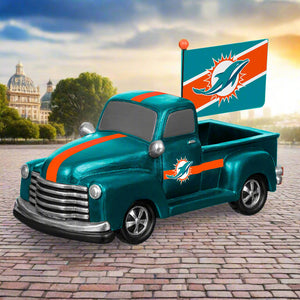 Miami Dolphins Rally Truck Statue