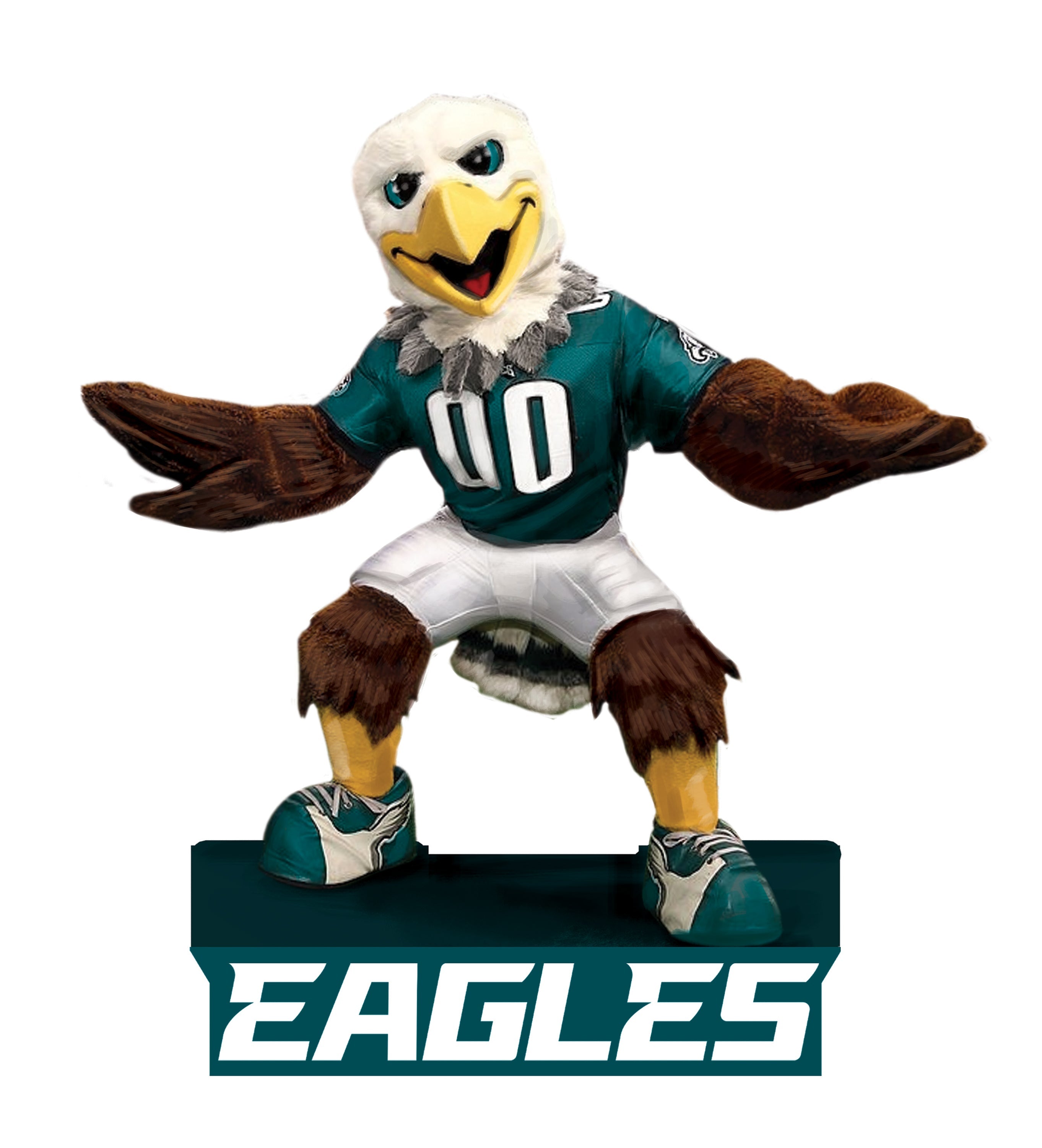 Philadelphia Eagles Tiki Mascot Statue