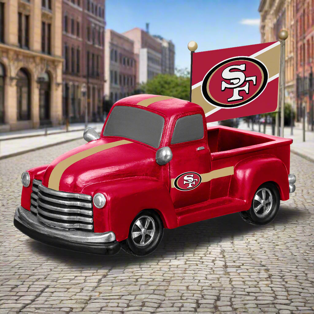 San Francisco 49ers Rally Truck Statue