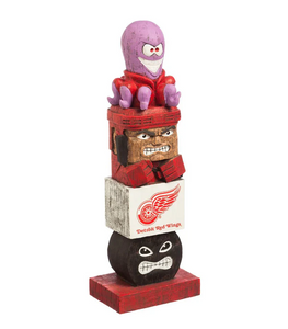 Detroit Red Wings Tiki Totem Statue