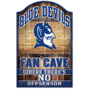 Duke Blue Devils Fan Cave Wood Sign 11
