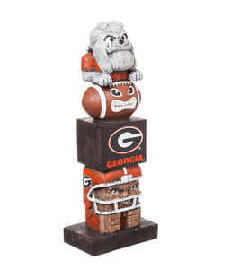 Georgia Bulldogs Tiki Totem Statue