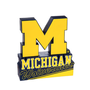 Michigan Wolverines Tiki Mascot Statue