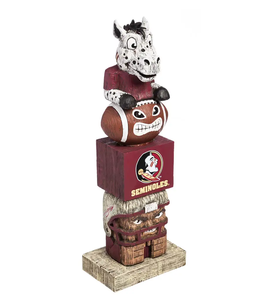 Florida State Seminoles Tiki Totem Statue