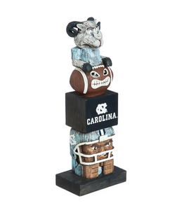 North Carolina Tar Heels Tiki Totem Statue