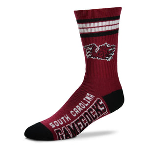 South Carolina Gamecocks 4 Stripe Deuce Sports Socks