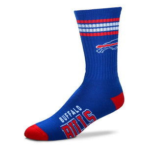Buffalo Bills 4 Stripe Deuce Sports Socks
