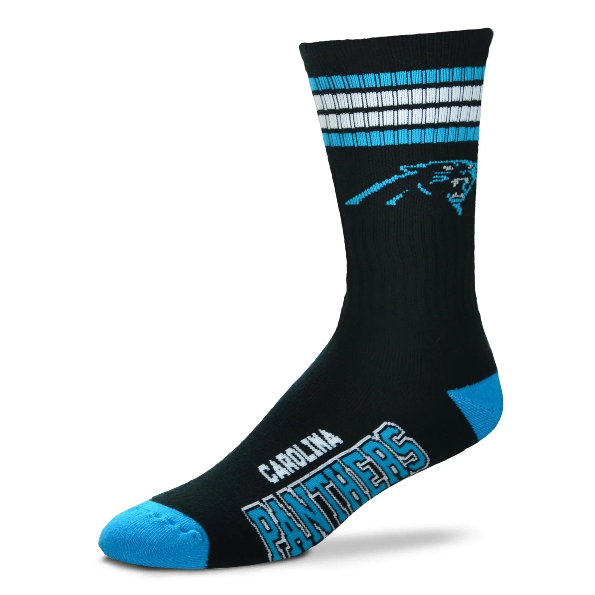 Carolina Panthers 4 Stripe Deuce Sports Socks