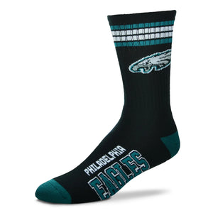 Philadelphia Eagles 4 Stripe Deuce Sports Socks