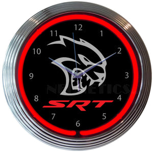 Dodge SRT Hellcat Neon Clocks