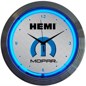 HEMI Mopar Neon Clocks