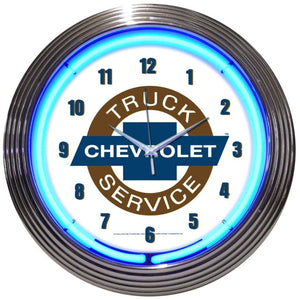 Chevy Truck Neon Clocks
