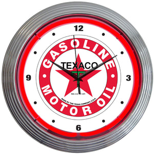 Texaco Neon Clocks