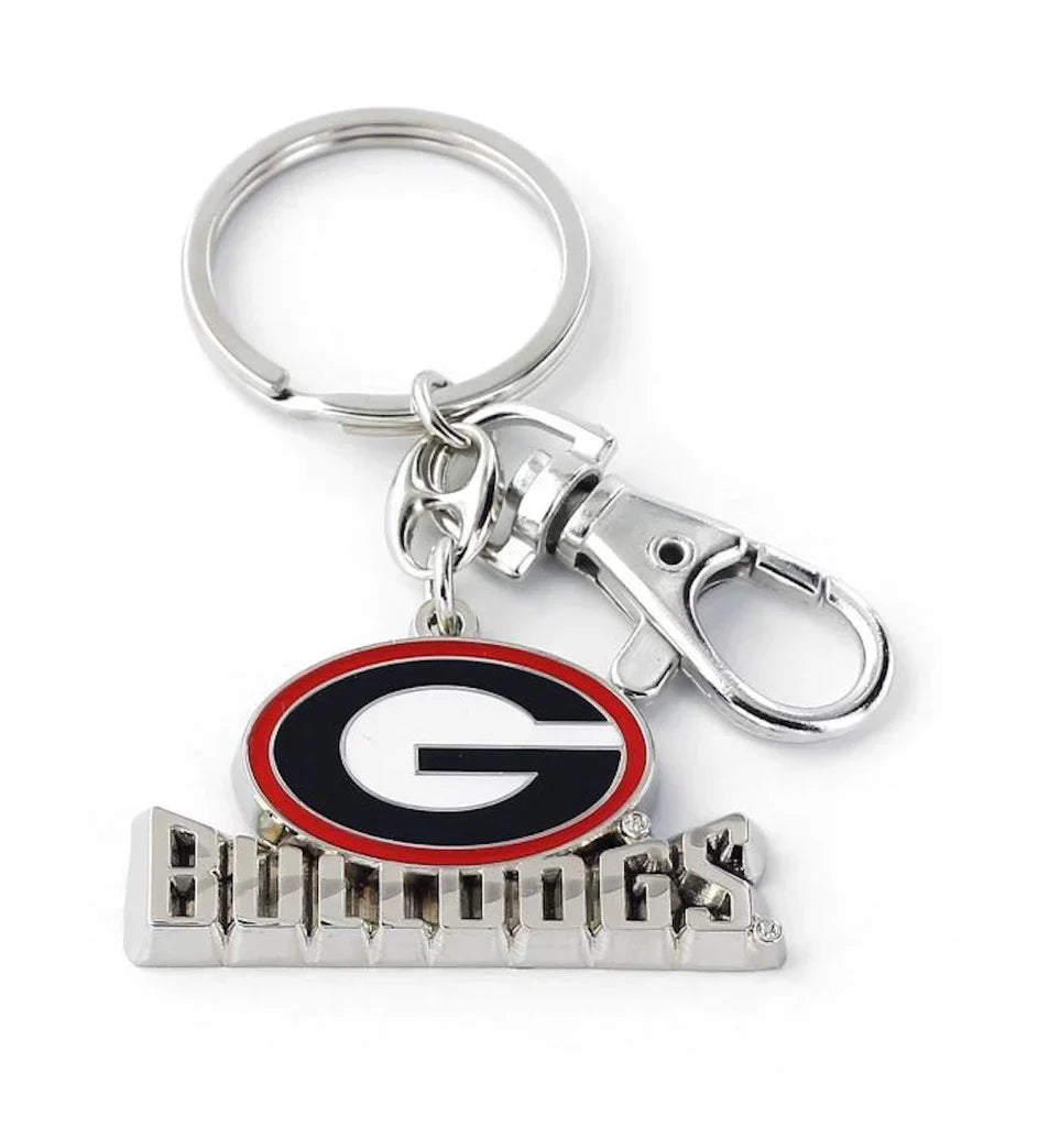 Georgia Bulldogs Heavy Weight Keychain