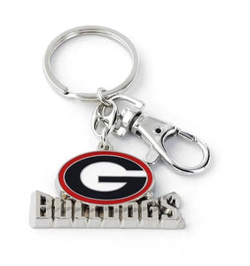 Georgia Bulldogs Heavy Weight Keychain
