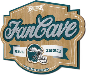 Philadelphia Eagles 3D fan cave sign