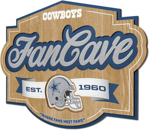 Dallas Cowboys 3D fan cave sign