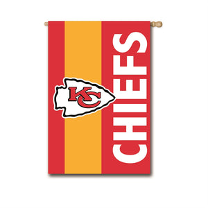 Kansas City Chiefs Embellish House Flag