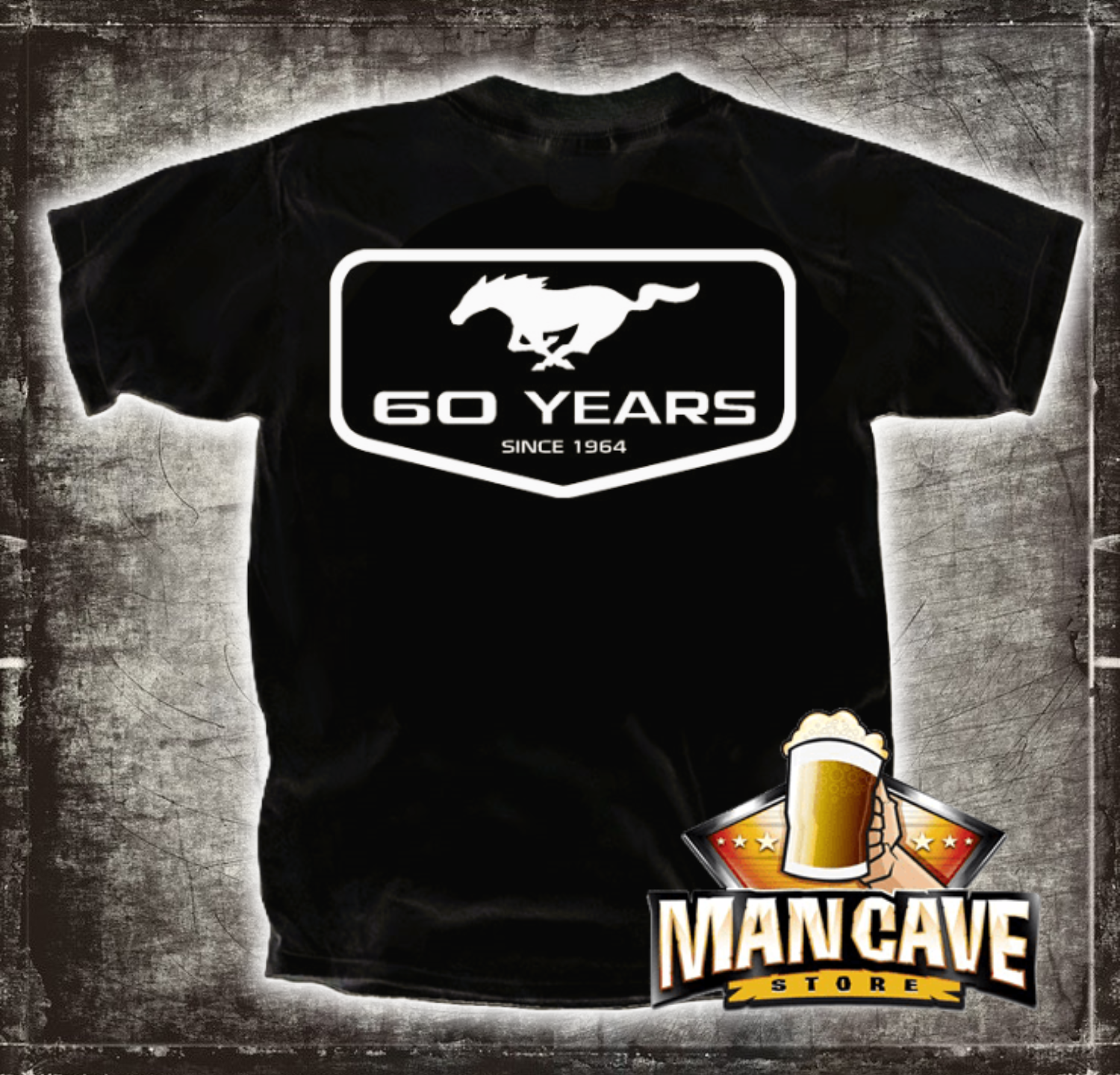 Ford Mustang 60th Anniversary Logo T‑Shirt