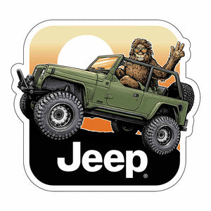Sasquatch Jeep Sticker