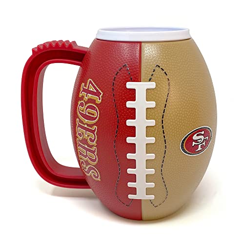 San Francisco 49ers 3D football mug