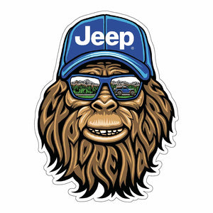 Sasquatch Explore Jeep Sticker