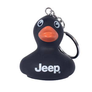 Jeep Duck Black Keychain
