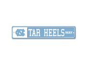 North Carolina Tar Heels Way Street / Zone Sign
