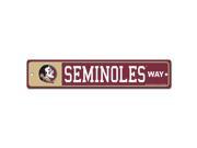 Florida State Seminoles Way Street / Zone Sign