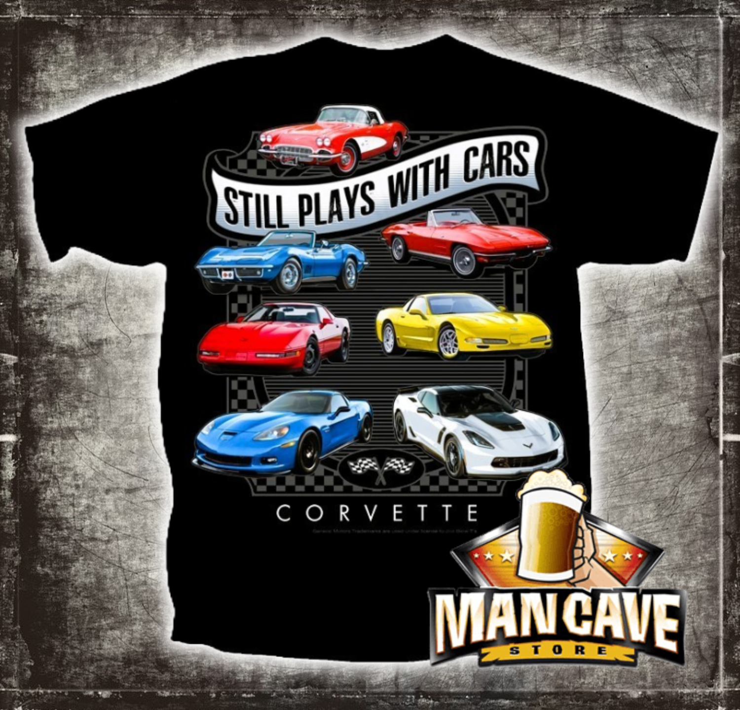 Corvette Still Plays With Cars T‑Shirt