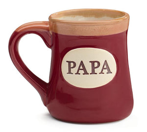 Papa With Message Vintage Mug