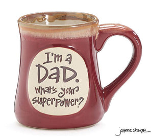 Dad Superpower Vintage Mug
