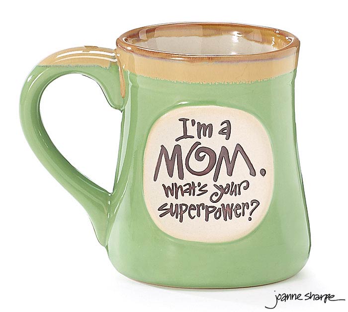 Superpower Mom Vintage Mug
